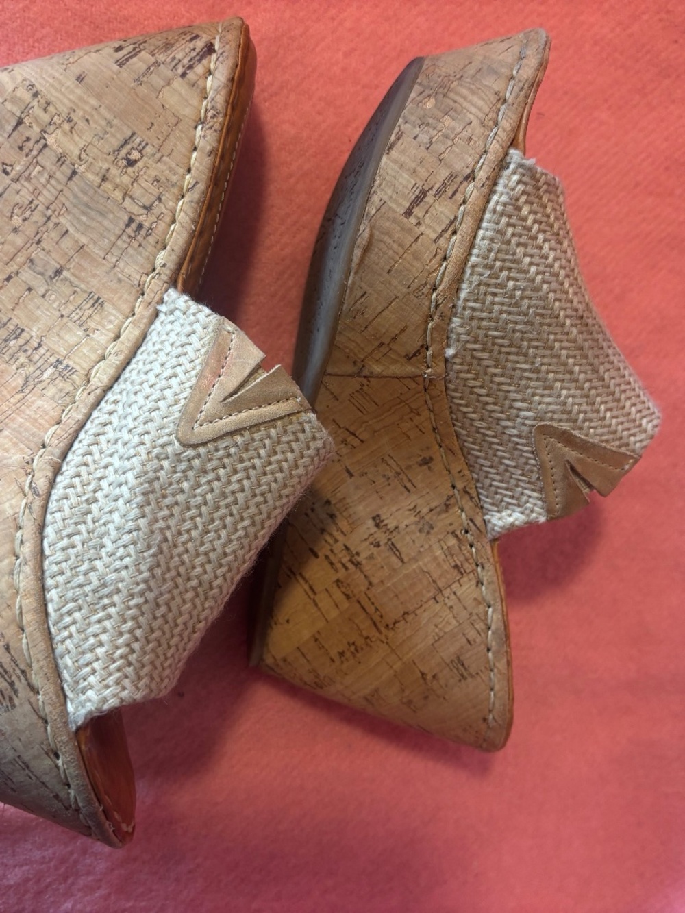 Born wedge heels - linen look - goes with everything